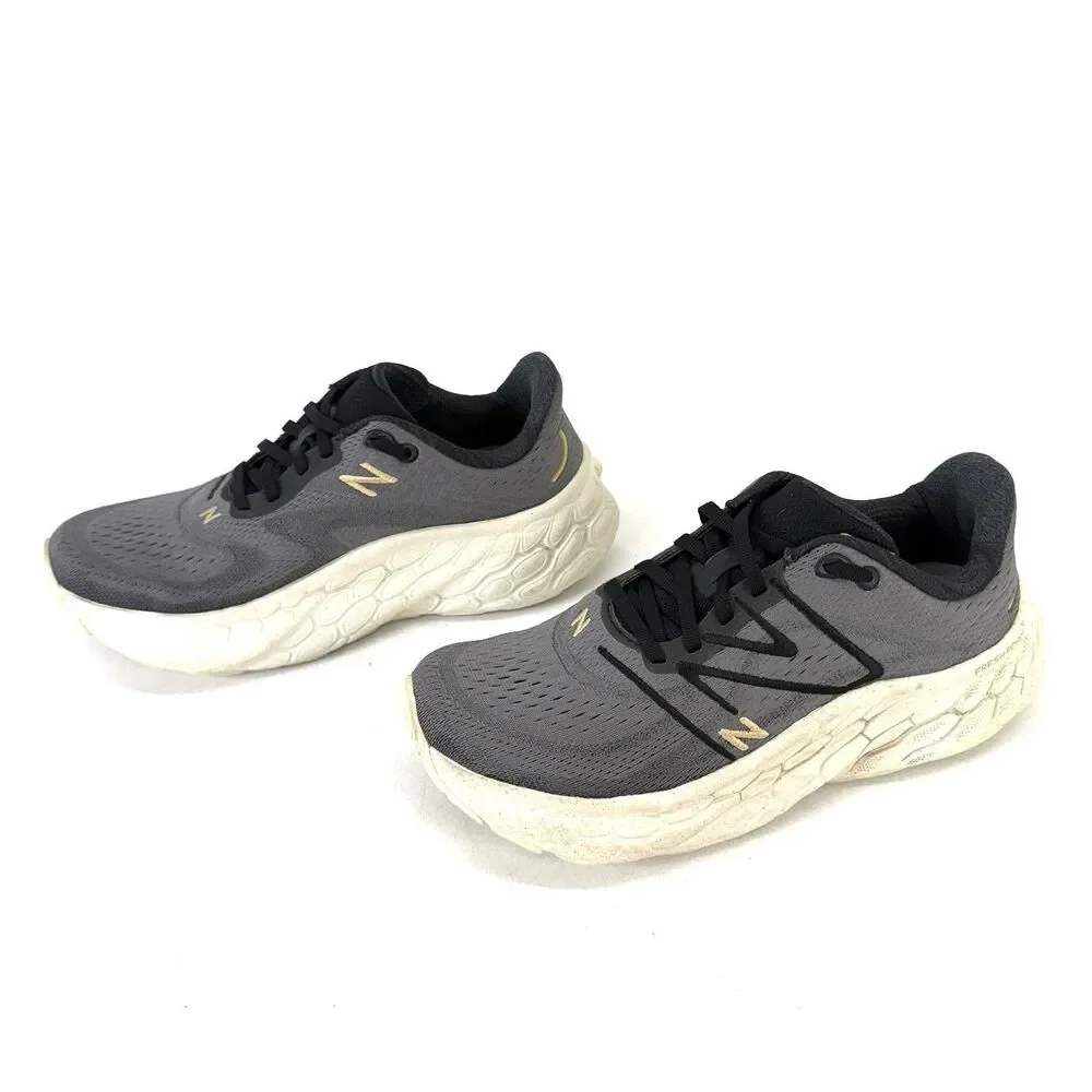 New Balance Fresh Foam X More v4 Athletic Running Shoes Black Dolce Women’s 9